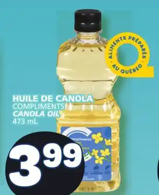 Marché Bonichoix Compliments canola oil offer