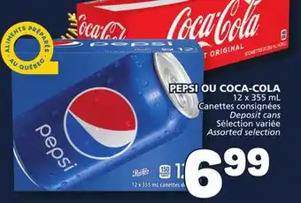 Marché Bonichoix Pepsi or coca-cola offer
