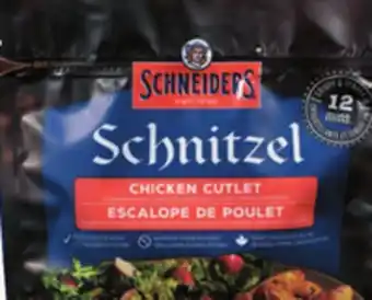 Marches Tradition Schneiders schnitzel frozen breaded chicken breast or pork cutlets offer