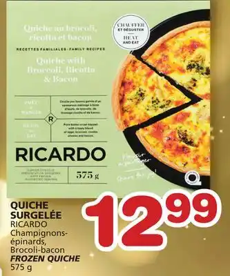 Marches Tradition Ricardo frozen quiche offer