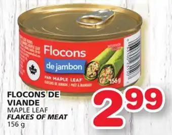 Marches Tradition Maple leaf flakes of meat offer