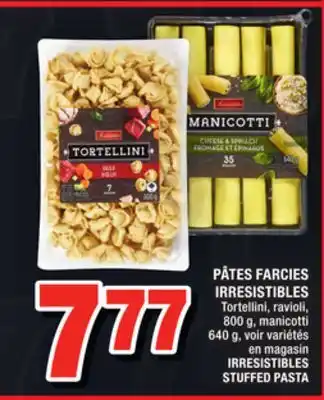 Super C Pâtes farcies irresistibles | irresistibles stuffed pasta offer