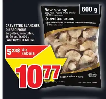 Super C Crevettes blanches du pacifique | pacific white shrimp offer