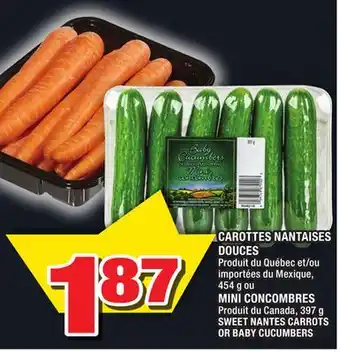 Super C Carottes nantaises douces | sweet nantes carrots offer
