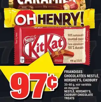 Super C Friandises chocolatées nestlé, hershey's, cadbury | nestlé, hershey's, cadbury chocolate treats offer