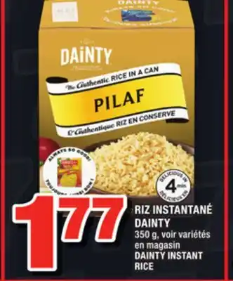 Super C Riz instantané dainty | dainty instant rice offer