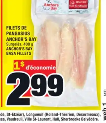 Super C Filets de pangasius anchor's bay | anchor's bay basa fillets offer