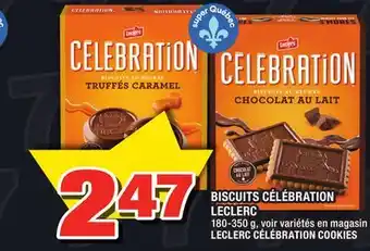 Super C Biscuits célébration leclerc | leclerc célébration cookies offer