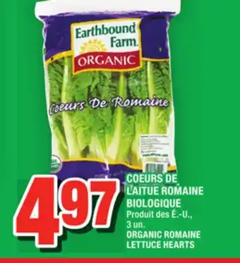 Super C Coeurs de laitue romaine biologique | organic romaine lettuce hearts offer