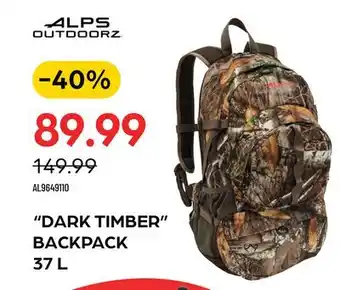 Pronature Dark timber backpack 37 l offer