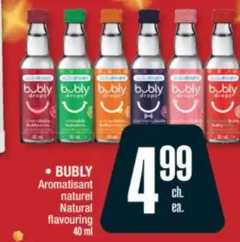 Jean Coutu Bubly natural flavouring offer