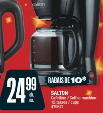 Jean Coutu Salton coffee machine offer