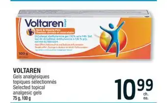 Jean Coutu Voltaren selected topical analgesic gels offer