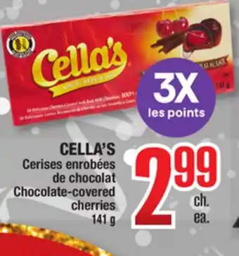 Jean Coutu Cella's chocolate-covered cherries offer