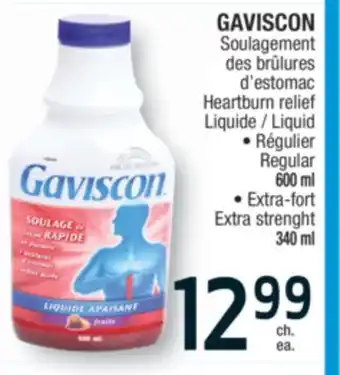 Jean Coutu Gaviscon heartburn relief liquid offer