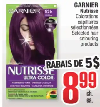 Jean Coutu Garnier nutrisse selected hair colouring products offer