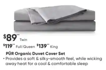 Dormez Vous Pür organic duvet cover set offer