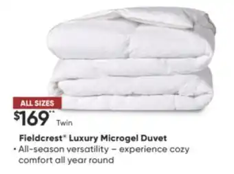 Dormez Vous Fieldcrest luxury microgel duvet offer