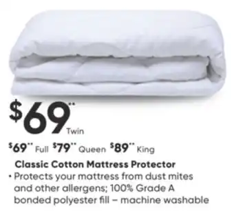 Dormez Vous Classic cotton mattress protector offer