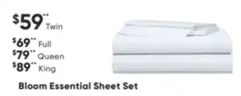 Dormez Vous Bloom essential sheet set offer