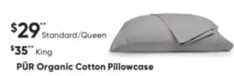 Dormez Vous Pür organic cotton pillowcase offer