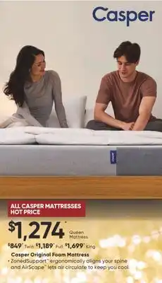 Dormez Vous Casper original foam mattress offer