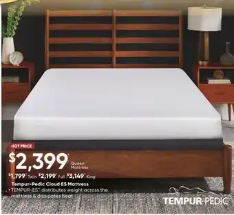 Dormez Vous Tempur-pedic cloud es mattress offer