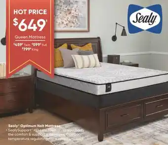 Dormez Vous Sealy optimum holt mattress offer