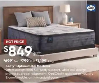 Dormez Vous Sealy optimum kai mattress offer