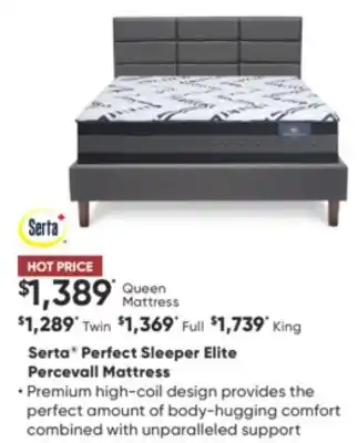 Dormez Vous Serta perfect sleeper elite percevall mattress offer