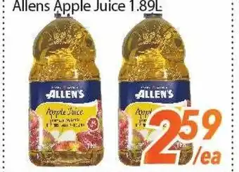 Bestco Food Mart Allens apple juice offer