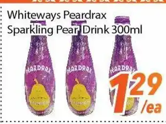 Bestco Food Mart Whiteways peardrax sparkling pear drink offer