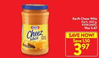 Walmart Kraft cheez whiz offer