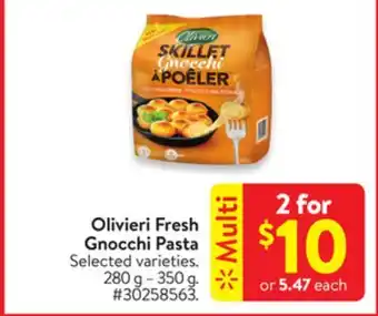 Walmart Olivieri fresh gnocchi pasta offer