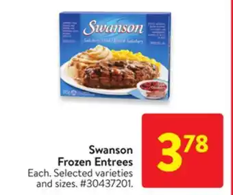 Walmart Swanson frozen entrees offer