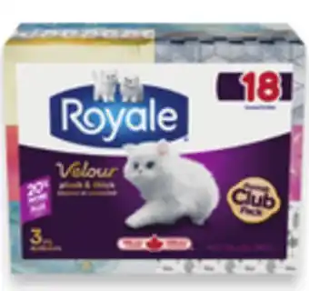 Walmart Royale 2- or 3-ply facial tissue offer