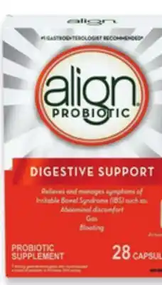 Align probiotic supplements