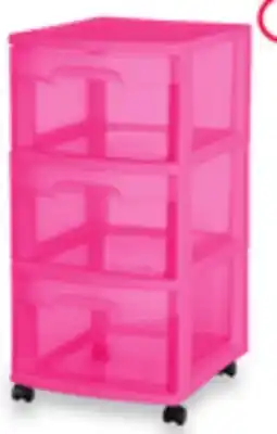 Walmart Sterlite 3-drawer medium cart offer