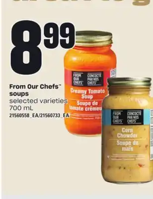 Independent Grocer From our chefs soups, 700 ml offer