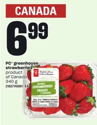Independent Grocer Pc greenhouse strawberries, 340 g offer