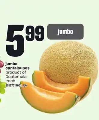 Independent Grocer Jumbo cantaloupes offer