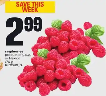 Independent Grocer Raspberries, 170 g offer
