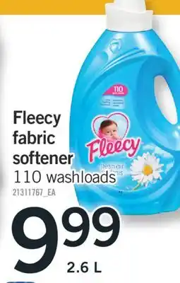 Fortinos Fleecy fabric softener 2.6 l offer