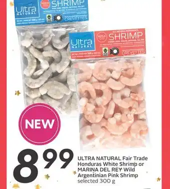 Sobeys Fair trade honduras white shrimp or marina del rey wild argentinian pink shrimp offer