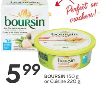 Sobeys Boursin offer