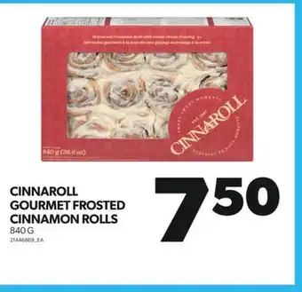 Real Canadian Superstore Cinnaroll gourmet frosted cinnamon rolls, 840 g offer