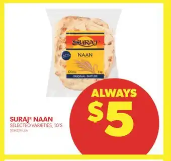 Real Canadian Superstore Suraj naan, 10's offer