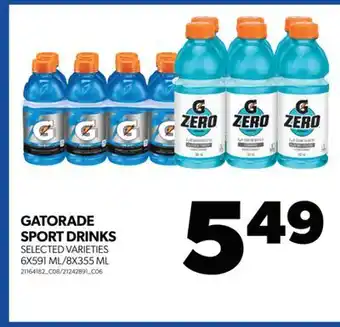 Real Canadian Superstore Gatorade sport drinks, 6x591 ml/8x355 ml offer