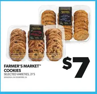 Real Canadian Superstore Farmer's market cookies, 21's offer