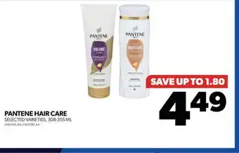 Real Canadian Superstore Pantene hair care, 308-355 ml offer